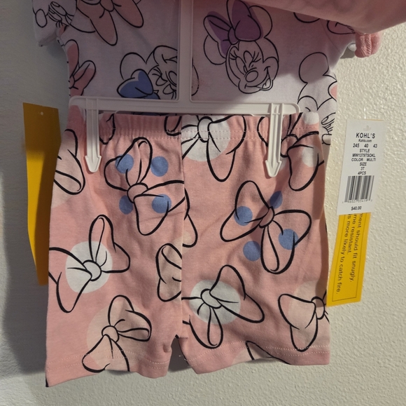 Disney Minnie Mouse Pj Set - Picture 2 of 4